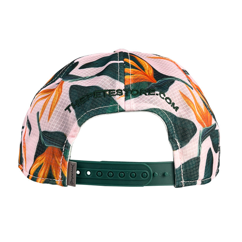 Imperial Hawaiian Rainforest Hat with Green Peterbilt logo
