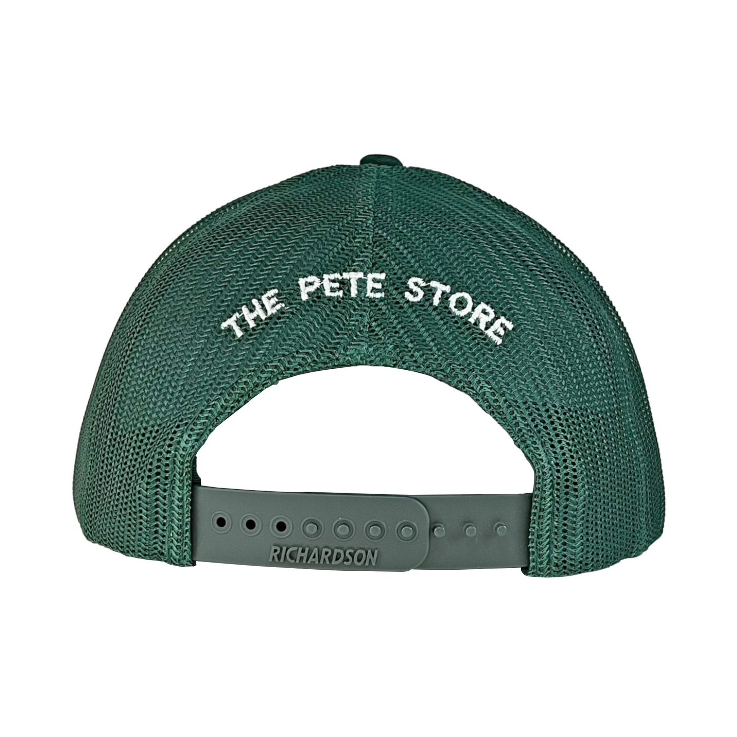 Classic Forest Green Peterbilt logo Trucker Cap