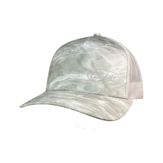 Richardson 112 Mossy Oak Bonefish Peterbilt Logo Mesh Trucker Cap