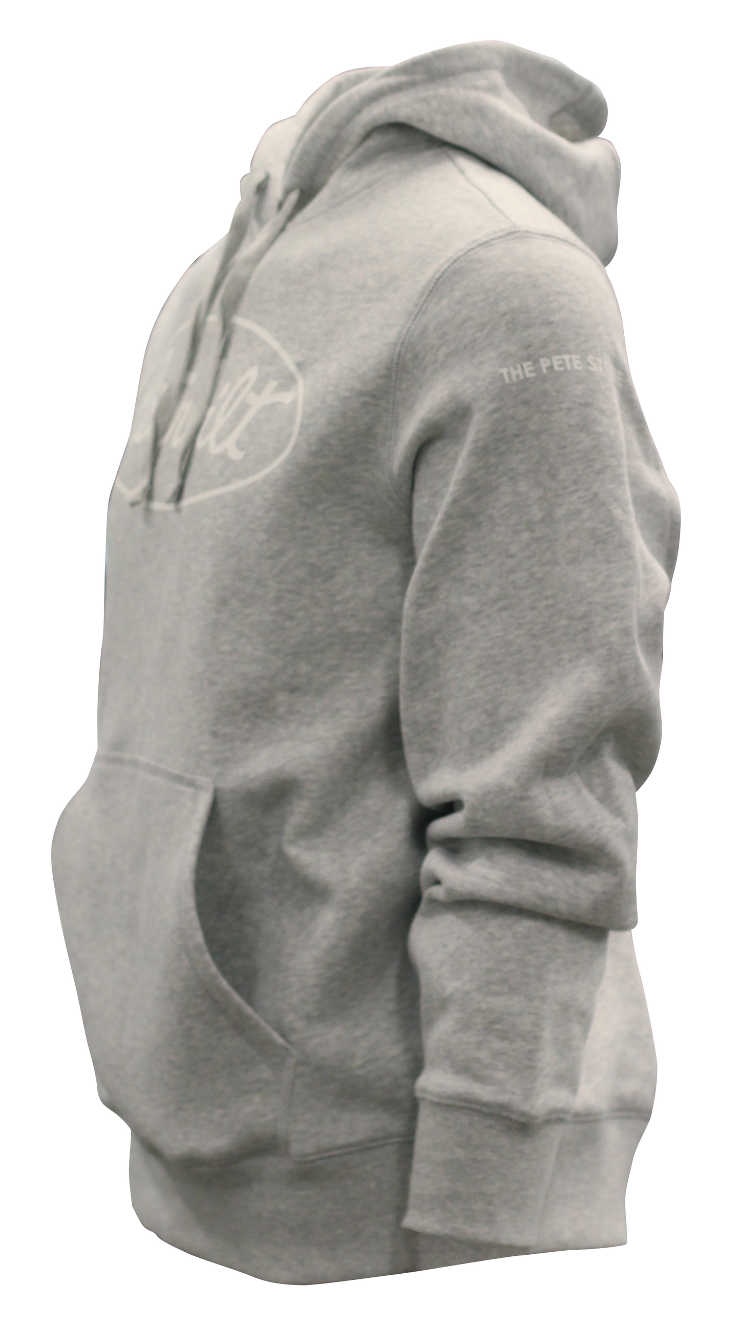 Peterbilt Oval Logo Light Grey Hoodie