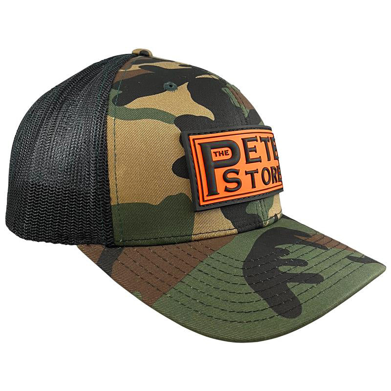 Classic Camo Hi-Vis The Pete Store Logo Trucker Cap