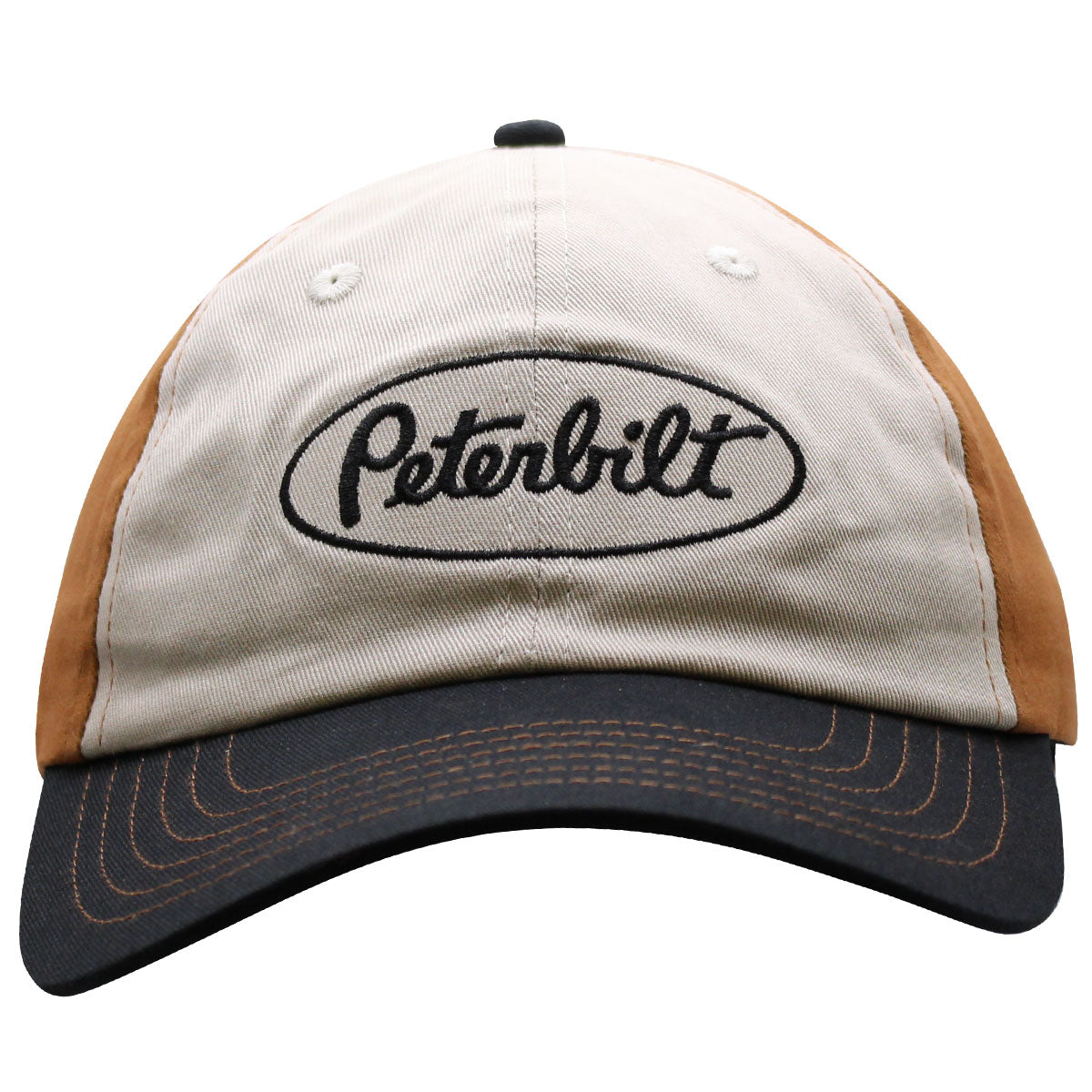 Peterbilt Tri-Color Sanded Twill Hat