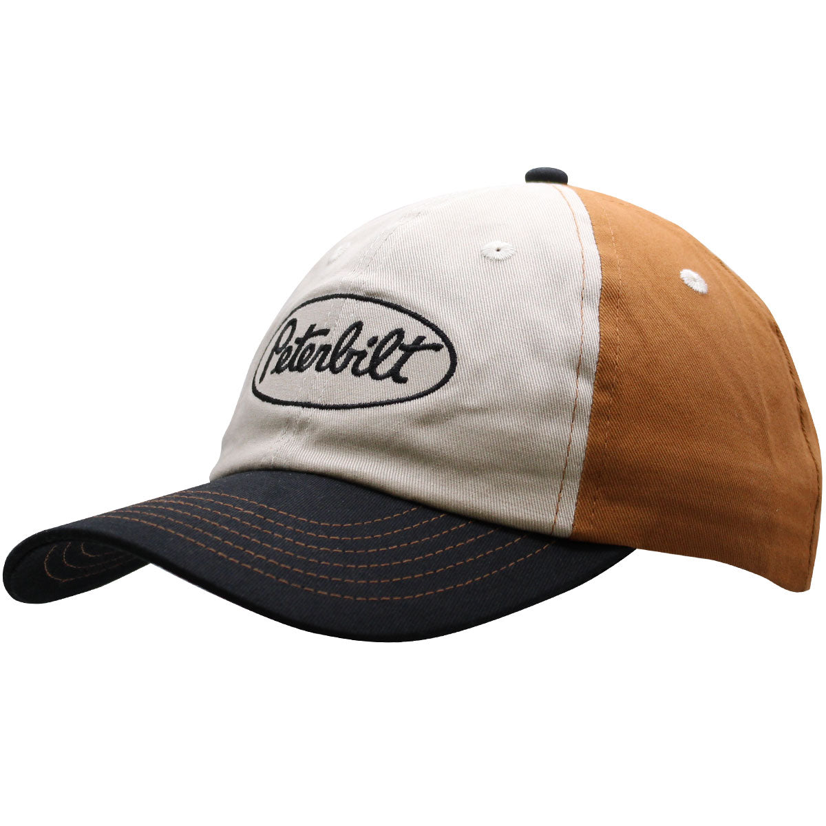 Peterbilt Tri-Color Sanded Twill Hat